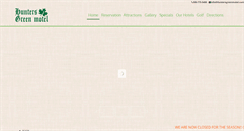 Desktop Screenshot of huntersgreenmotel.com